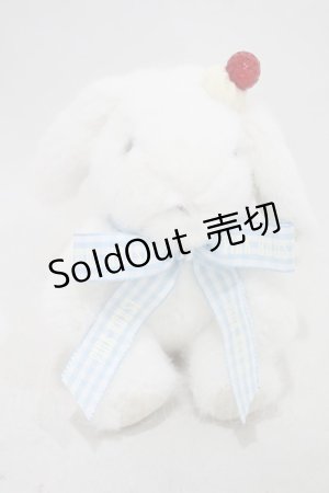 画像: PINK HOUSE / 【 PINK HOUSE × misako aoki 】sweets lop ear bunnyコサージュ  白/サックス H-24-04-05-1004-LO-AC-NS-ZH