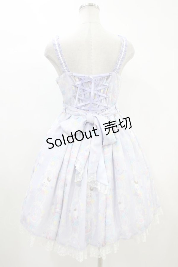 画像3: Angelic Pretty / Wish me mell Whip Cream Princessジャンパースカート Free ラベンダー H-24-04-05-1019-AP-OP-NS-ZH (3)