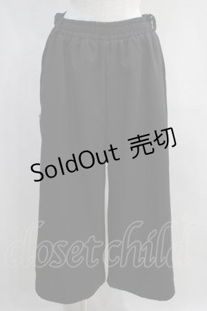 画像: NieR Clothing / 2WAY SIDE ZIP WIDE PANTS  黒×青 H-24-04-06-006-PU-PA-KB-ZT198