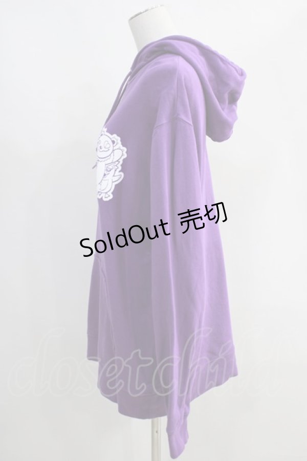 画像2: NieR Clothing / プリントプルパーカー 2XL パープル H-24-04-15-022-PU-TO-KB-ZT052 (2)