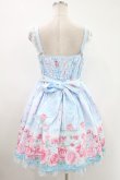 画像3: Angelic Pretty / Romantic Rose Letterジャンパースカートセット Free サックス H-24-04-16-011-AP-OP-NS-ZH (3)