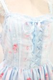 画像4: Angelic Pretty / Romantic Rose Letterジャンパースカートセット Free サックス H-24-04-16-011-AP-OP-NS-ZH (4)