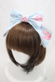 画像7: Angelic Pretty / Romantic Rose Letterジャンパースカートセット Free サックス H-24-04-16-011-AP-OP-NS-ZH (7)