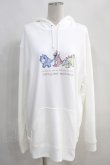 画像1: NieR Clothing / プリントPULLOVER PARKA 2XL 白 H-24-04-18-060-PU-TO-KB-ZT010 (1)