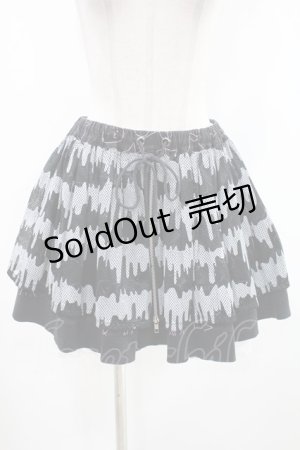 画像: MINT NeKO / メッシュ重ねスカート  黒 H-24-04-20-022-HN-SK-KB-ZH