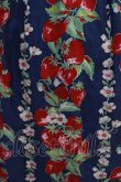 画像4: Jane Marple / Strawberry TopiaryのDayドレス  ネイビー H-24-04-21-009-JM-OP-KB-ZH (4)