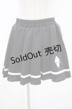 画像: NieR Clothing / 配色プリーツミニスカート  黒 H-24-04-23-004-PU-SK-KB-ZH