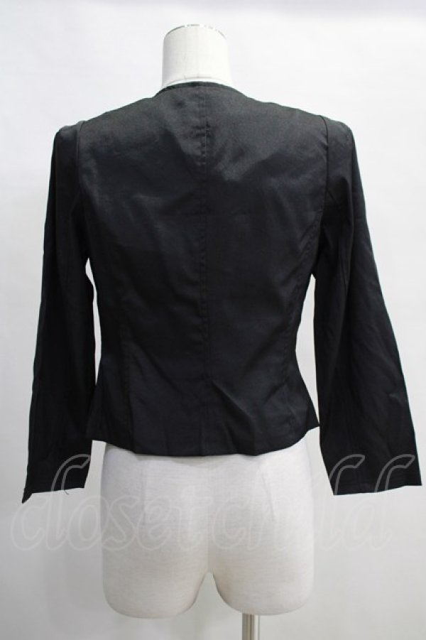 画像3: OZZ ANGELO / 刺繍襟ジャケット  黒 H-24-04-24-052-OO-JA-KB-ZH (3)