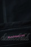 画像3: ALGONQUINS / チェッカー切替半袖シャツ  黒 H-24-04-25-1061-AL-BL-KB-ZH (3)