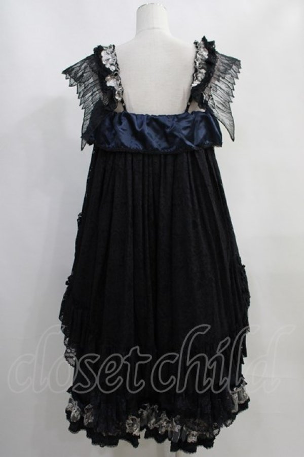 画像3: MR corset / Angel Wingストラップドレス  ネイビー H-24-04-26-023-PU-OP-KB-ZH (3)
