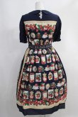 画像3: Jane Marple / Strawberry label scarfのコレットドレス  ネイビー H-24-04-27-1005-JM-OP-KB-ZH (3)