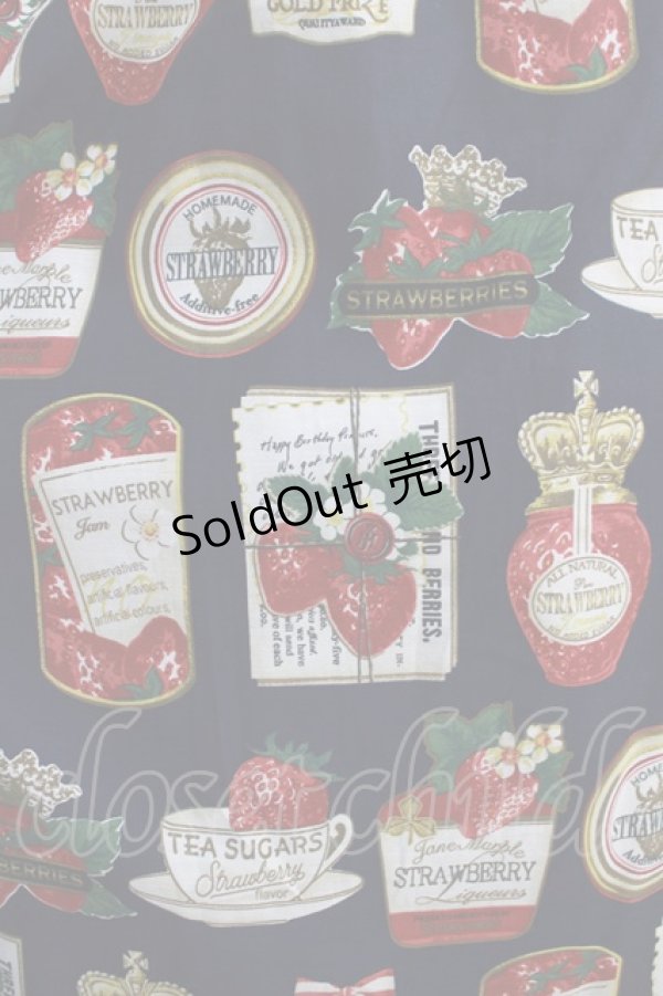 画像4: Jane Marple / Strawberry label scarfのコレットドレス  ネイビー H-24-04-27-1005-JM-OP-KB-ZH (4)