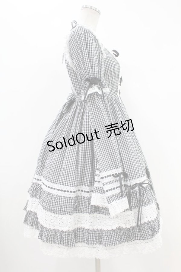 画像3: BABY,THE STARS SHINE BRIGHT / ギンガムチェック巻きバラドールワンピースセット Free ブラック H-24-04-27-011-BA-OP-NS-ZH (3)