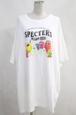 画像1: Candy Stripper / THE SPECTERS BIG Tシャツ 2 白 H-24-05-03-1041-PU-TO-KB-ZH (1)