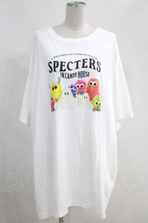画像: Candy Stripper / THE SPECTERS BIG Tシャツ 2 白 H-24-05-03-1041-PU-TO-KB-ZH