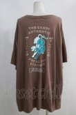 画像3: Candy Stripper / FREAK OUT BIG Tシャツ 2 ブラウン H-24-05-03-1049-PU-TO-KB-ZH (3)