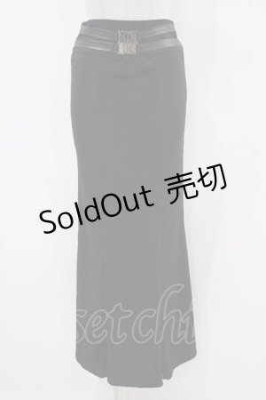 画像: Ozz On / 龍刺繍ロングスカート  黒 H-24-05-06-026-OO-SK-KB-ZH