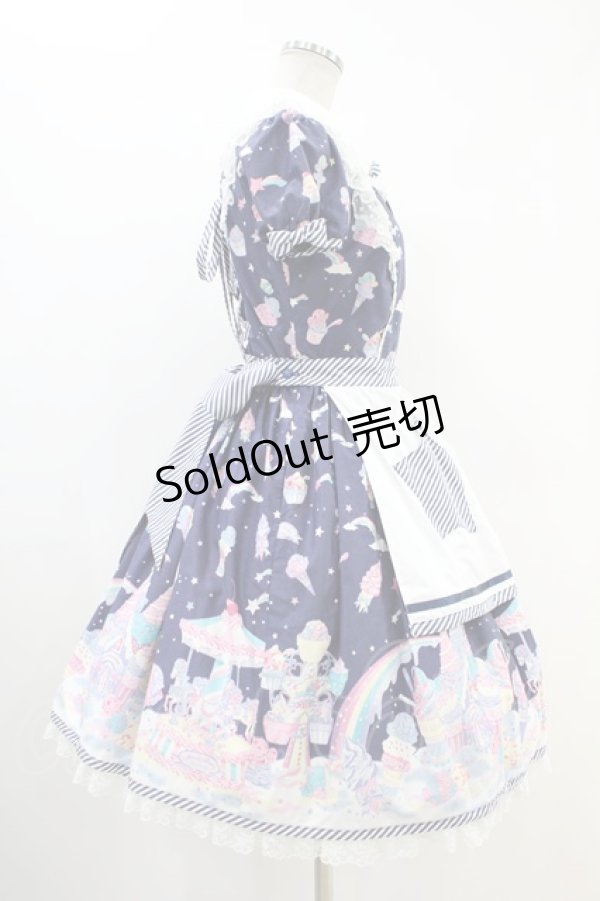 画像3: Angelic Pretty / MilkyPlanetワンピース Free ネイビー H-24-05-09-1017-AP-OP-NS-ZH (3)
