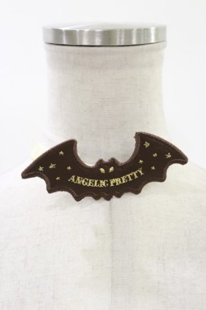 画像: Angelic Pretty / Angelic Batチョーカー  ブラウン H-24-05-10-009-AP-AC-NS-ZH