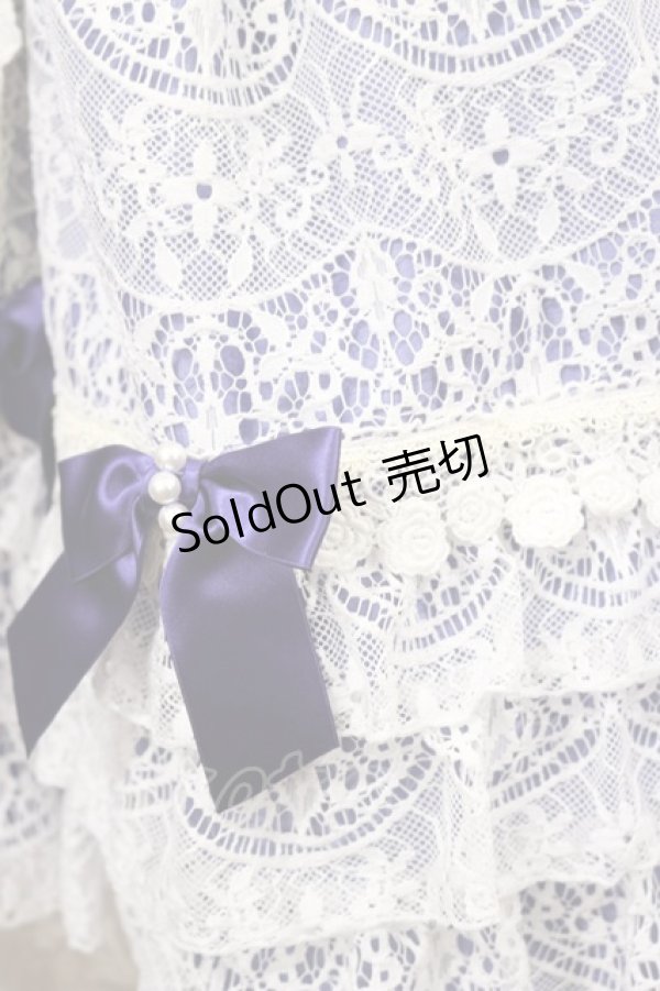 画像6: BABY,THE STARS SHINE BRIGHT / Pearl Bouquet Princessワンピース  ブルー H-24-05-14-1017-BA-OP-NS-ZH (6)