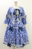 画像4: metamorphose / Romantic Damask姫袖ワンピース サイズ1（通常サイズ） ブルー H-24-05-16-093-ME-OP-NS-ZH (4)