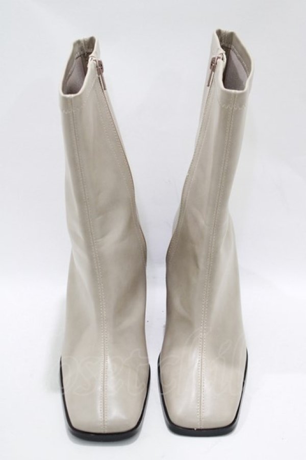 画像1: merry jenny / heart wood heel boots L ベージュ H-24-05-17-1069-LO-SH-KB-ZH (1)