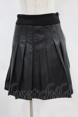 画像: Rozen Kavalier / フェイクレザースカート  黒 H-24-05-21-1039-OO-SK-KB-ZH