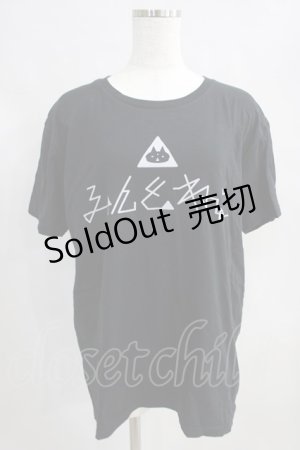 画像: MINT NeKO / プリントTシャツ  黒 H-24-05-28-1036-HN-TO-KB-ZH