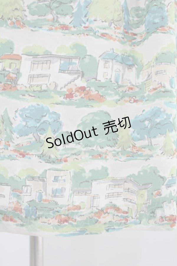 画像5: Jane Marple Dans Le Saｌon / Sunnyside town dayドレス  グリーン H-24-06-03-029-JM-OP-KB-ZH (5)