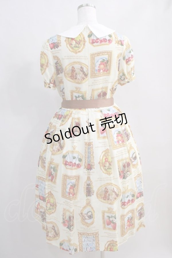画像3: Jane Marple / Anniversaryフレームのコレットワンピース  アイボリー H-24-06-04-1007-JM-OP-KB-ZH (3)
