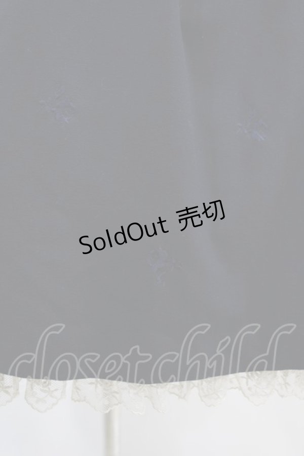 画像5: Moi-meme-Moitie / 薔薇刺繍ワンピース  ネイビー H-24-06-11-1025-MO-OP-KB-ZH (5)