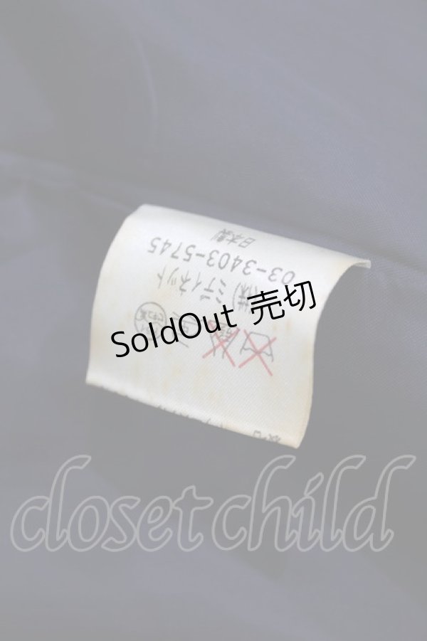 画像6: Moi-meme-Moitie / 薔薇刺繍ワンピース  ネイビー H-24-06-11-1025-MO-OP-KB-ZH (6)