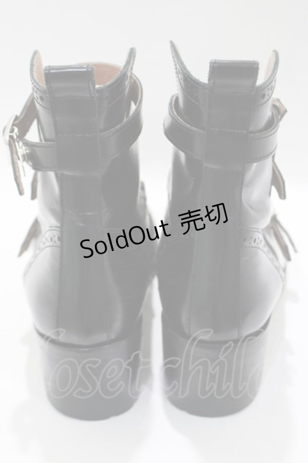 画像3: Jane Marple / 4ストラップシューズ L ブラック H-24-06-12-1020-JM-SH-KB-ZH (3)