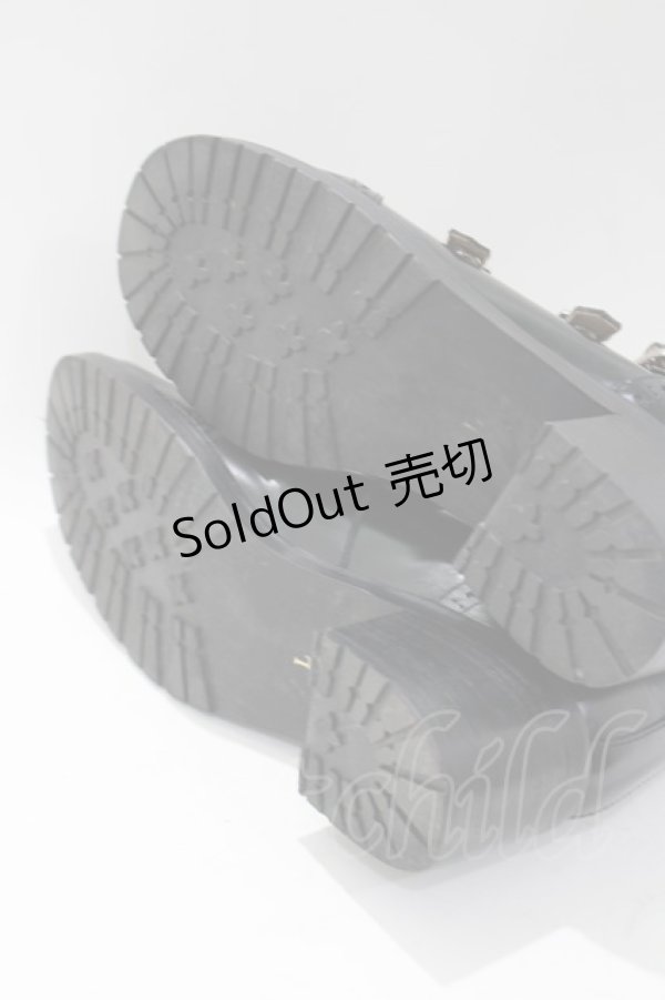 画像4: Jane Marple / 4ストラップシューズ L ブラック H-24-06-12-1020-JM-SH-KB-ZH (4)