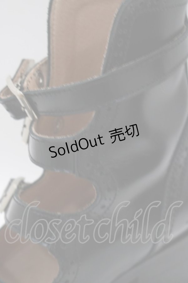 画像5: Jane Marple / 4ストラップシューズ L ブラック H-24-06-12-1020-JM-SH-KB-ZH (5)