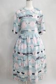 画像1: Jane Marple / Jolies broderiesコレットドレス  ブルーグレー H-24-06-12-1027-JM-OP-KB-ZH (1)