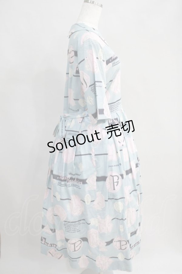画像2: Jane Marple / Jolies broderiesコレットドレス  ブルーグレー H-24-06-12-1027-JM-OP-KB-ZH (2)