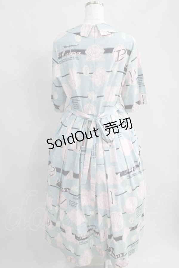 画像3: Jane Marple / Jolies broderiesコレットドレス  ブルーグレー H-24-06-12-1027-JM-OP-KB-ZH (3)