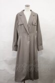 画像1: NieR Clothing / ロングライトコート  茶 H-24-06-20-031-PU-CO-KB-ZT-C057 (1)