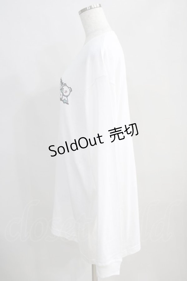 画像2: NieR Clothing / COTTON LONG CUTSEW XL 白 H-24-06-21-039-PU-TO-KB-ZH (2)