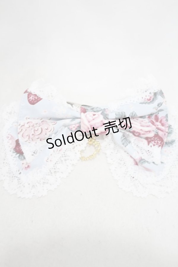 画像7: BABY,THE STARS SHINE BRIGHT / シュガーブーケ〜永遠の乙女の憧れ〜柄ジャンパースカートIV+リボンクリップセット Free アンティークブルー H-24-07-01-1002-BA-OP-NS-ZH (7)