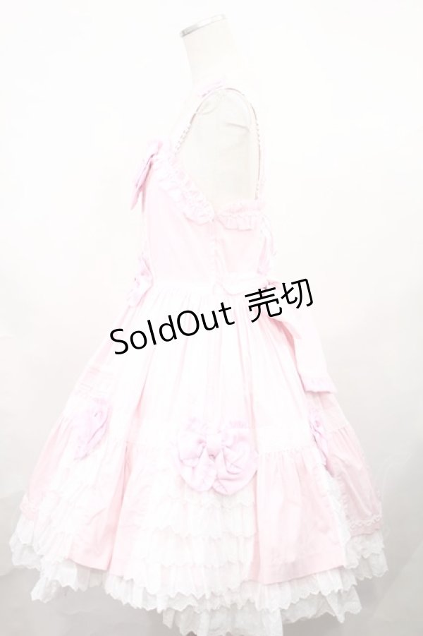 画像2: Angelic Pretty / ドレスアップお嬢様ジャンパースカート Free ピンク H-24-07-04-1001-AP-OP-NS-ZH (2)