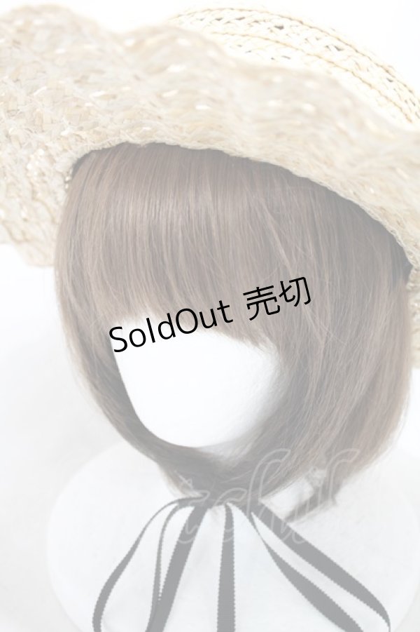 画像3: MILK / Mademoiselle HAT - ナチュラル×白リボン H-24-07-11-037-ML-AC-KB-ZT-K004 (3)