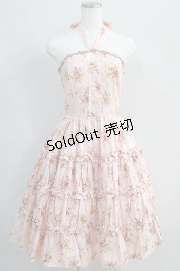 画像1: Victorian maiden / ブリジットワンピース・ローズ柄 Free ピンク H-24-07-20-003-CL-OP-NS-ZH (1)