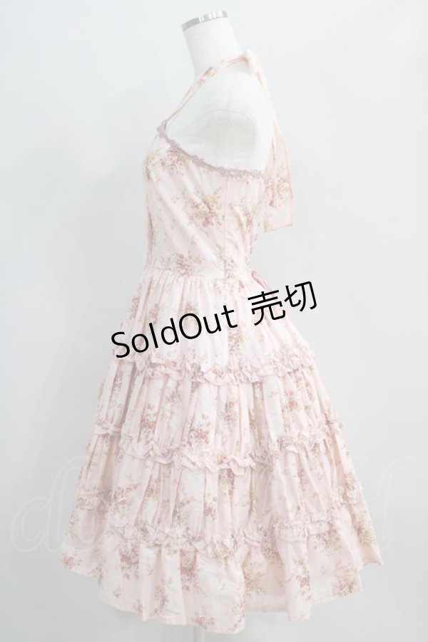 画像2: Victorian maiden / ブリジットワンピース・ローズ柄 Free ピンク H-24-07-20-003-CL-OP-NS-ZH (2)