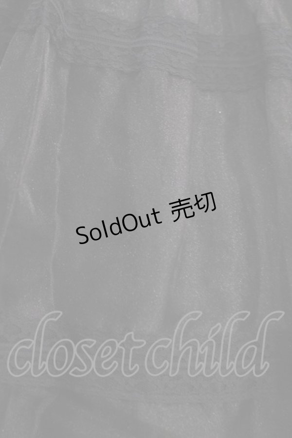 画像4: metamorphose / オーガンジーベビードールワンピース Free ブラック H-24-07-20-008-ME-OP-NS-ZH (4)