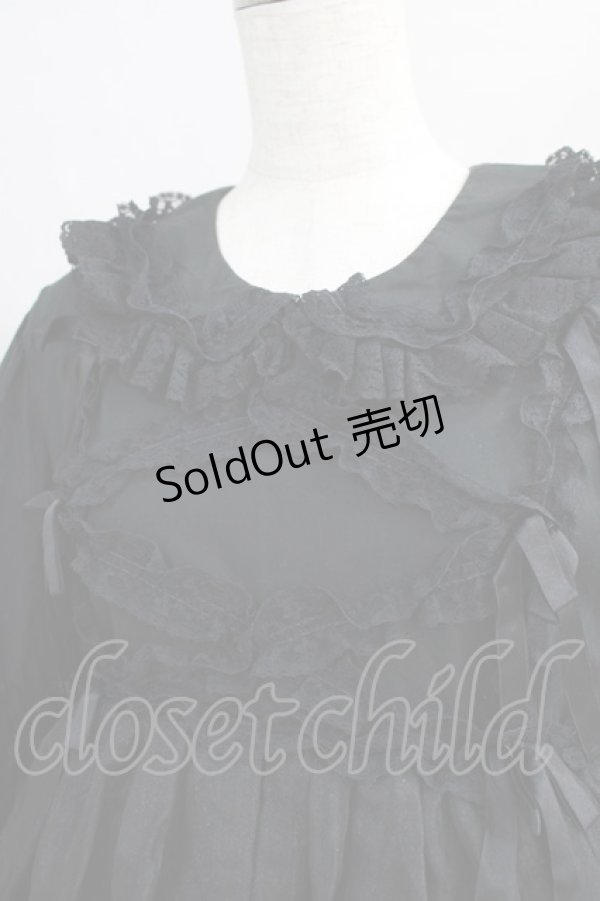 画像5: metamorphose / オーガンジーベビードールワンピース Free ブラック H-24-07-20-008-ME-OP-NS-ZH (5)