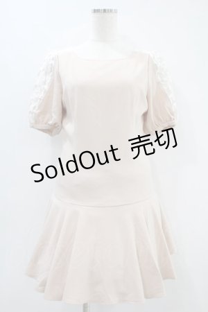 画像: LODISPOTTO / レース切替ワンピース Free ピンク H-24-08-04-1027-LO-OP-NS-ZH