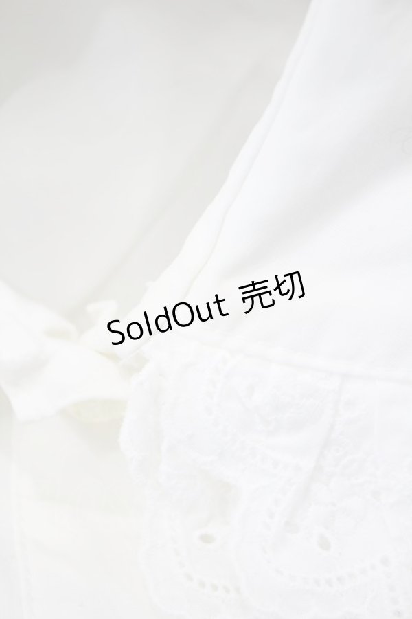 画像6: Cornet / ヨークフリルフラワーレースワンピース Free 白 H-24-08-12-012-LO-OP-NS-ZH (6)