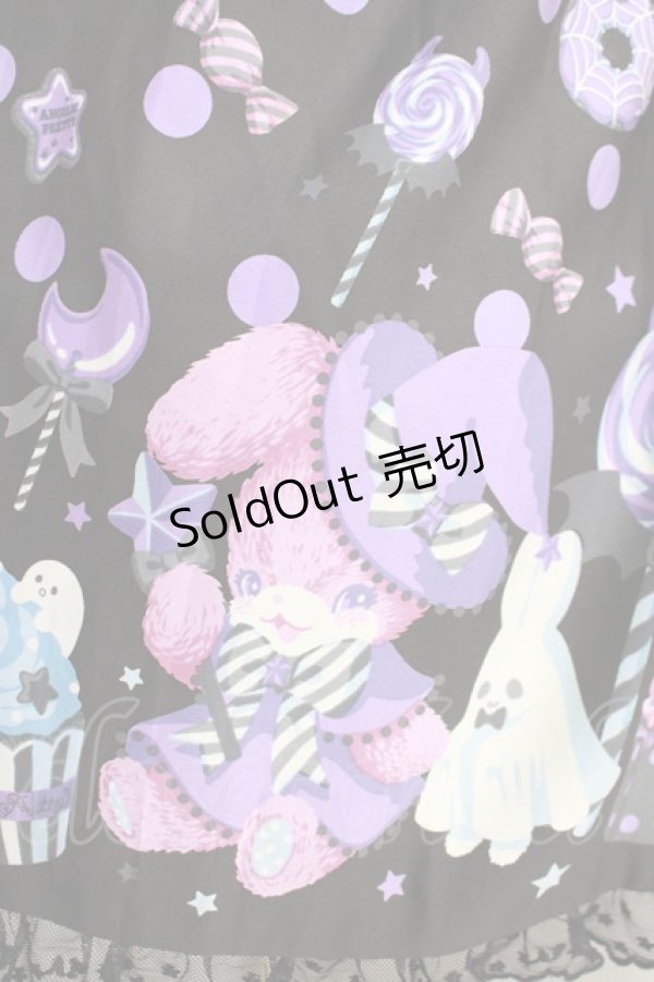 画像4: Angelic Pretty / Happy Treat Partyジャンパースカート Free ブラック H-24-08-13-024-AP-OP-NS-ZH (4)